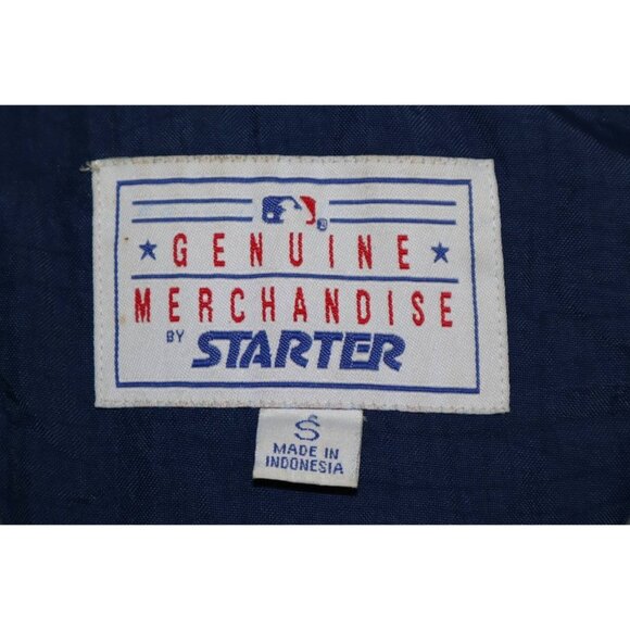 90s Yankees Starter Jacket Men's S Blue MLB Licensed Removable Hood - Picture 3 of 15